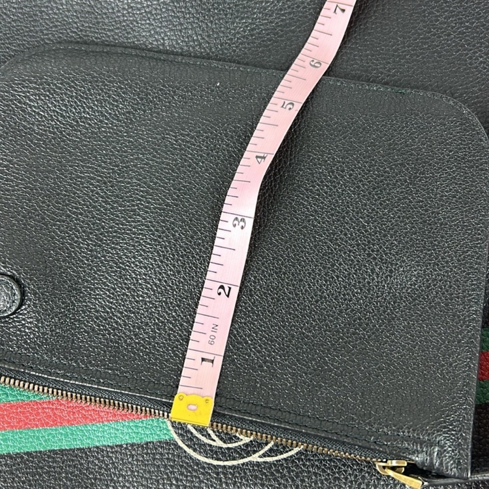 A 271 - % Authentic Gucci Logo Print Drawstring B… - image 7
